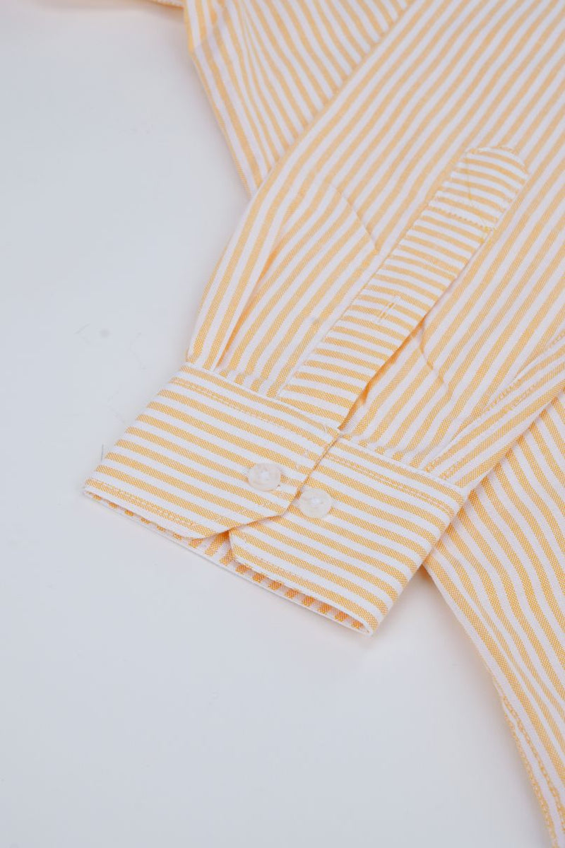 Orange & White Formal Stripes - Full-Stain Proof