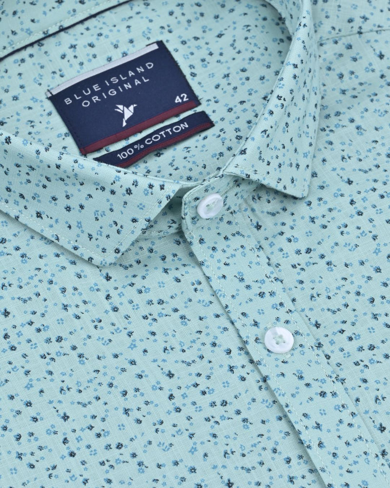 Turquoise Mini Print -Full-Stain Proof