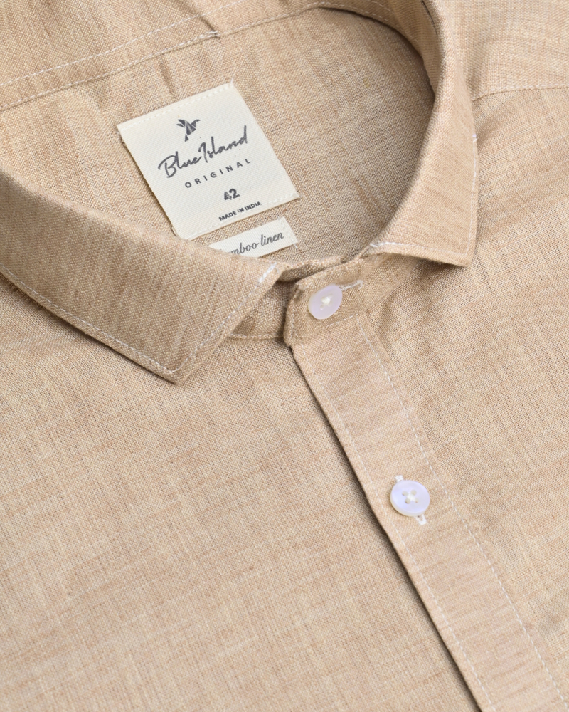 Desert Brown -Full-Bamboo Linen