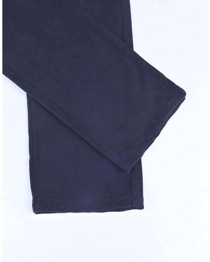 Navy Textured - Corduroy Pant