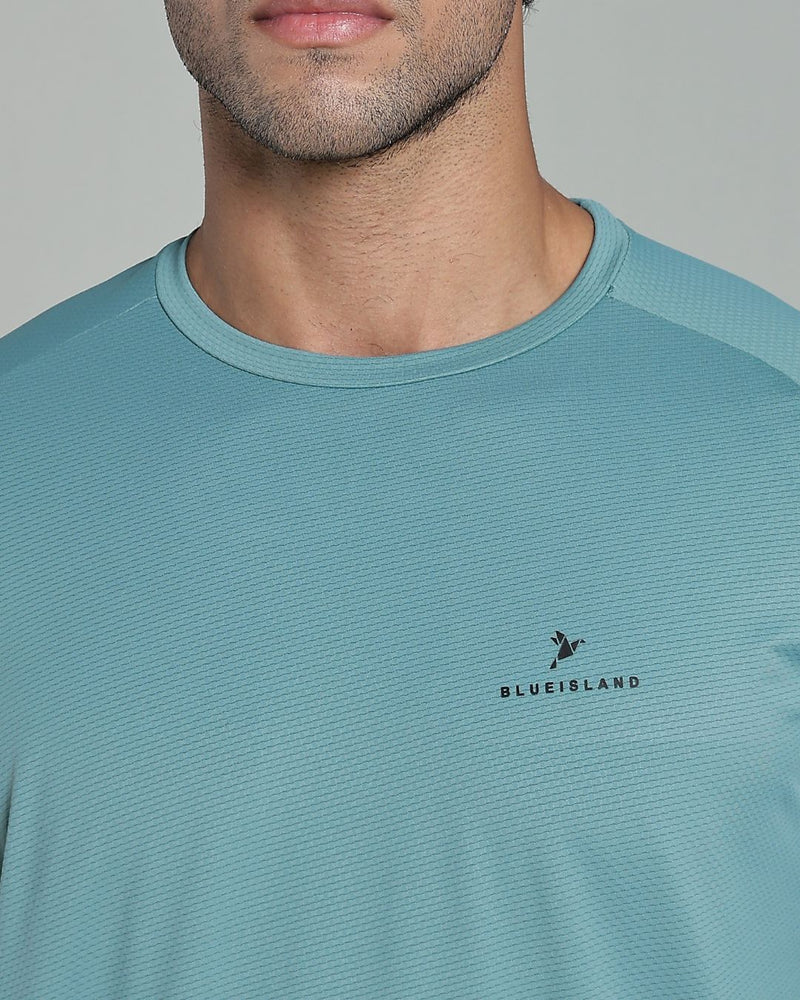 Lite Green - Active wear Round neck Tshirt