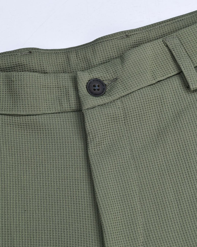 Mint Green Mini Checks - Power Stretch All Mode Pant
