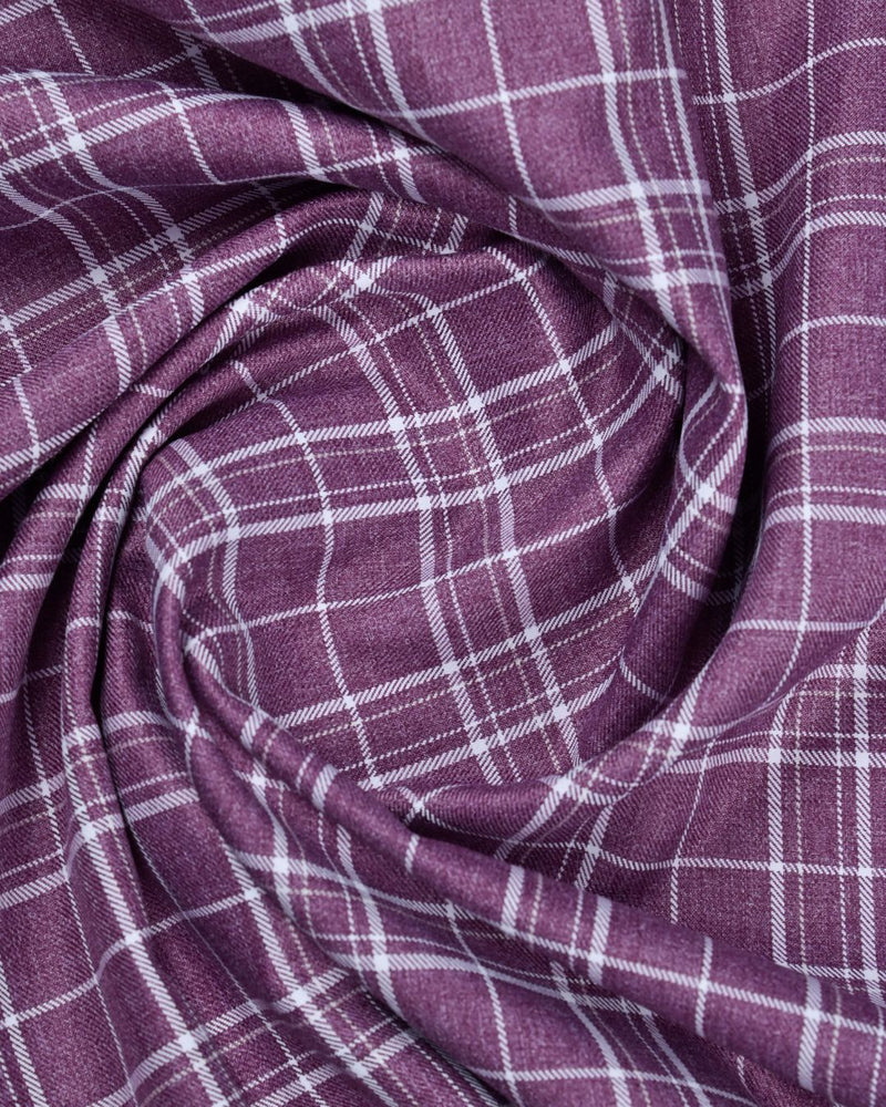Dusty Rose Multi Checks- Full-Cotton Rich