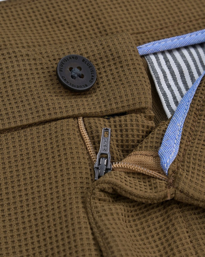 Rich Brown Mini Checks - Power Stretch All Mode Pant