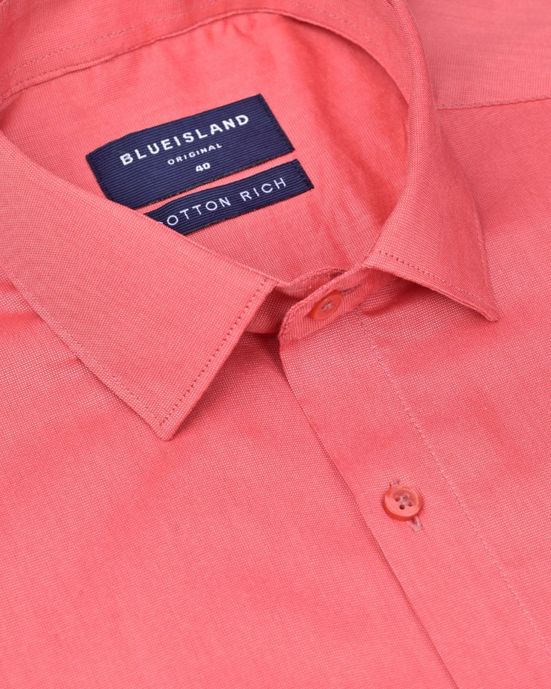 Bright Orange  Solid - Full-Cotton Rich