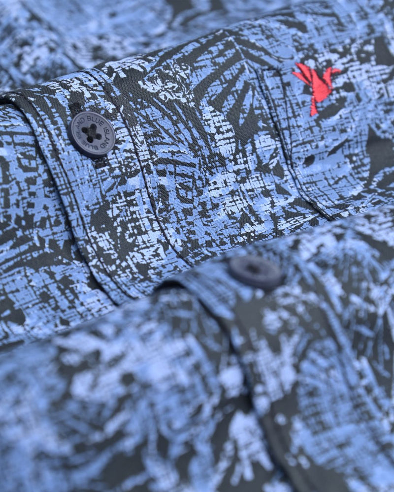 Blue Forest print - Half Sleeve - Stain Proof