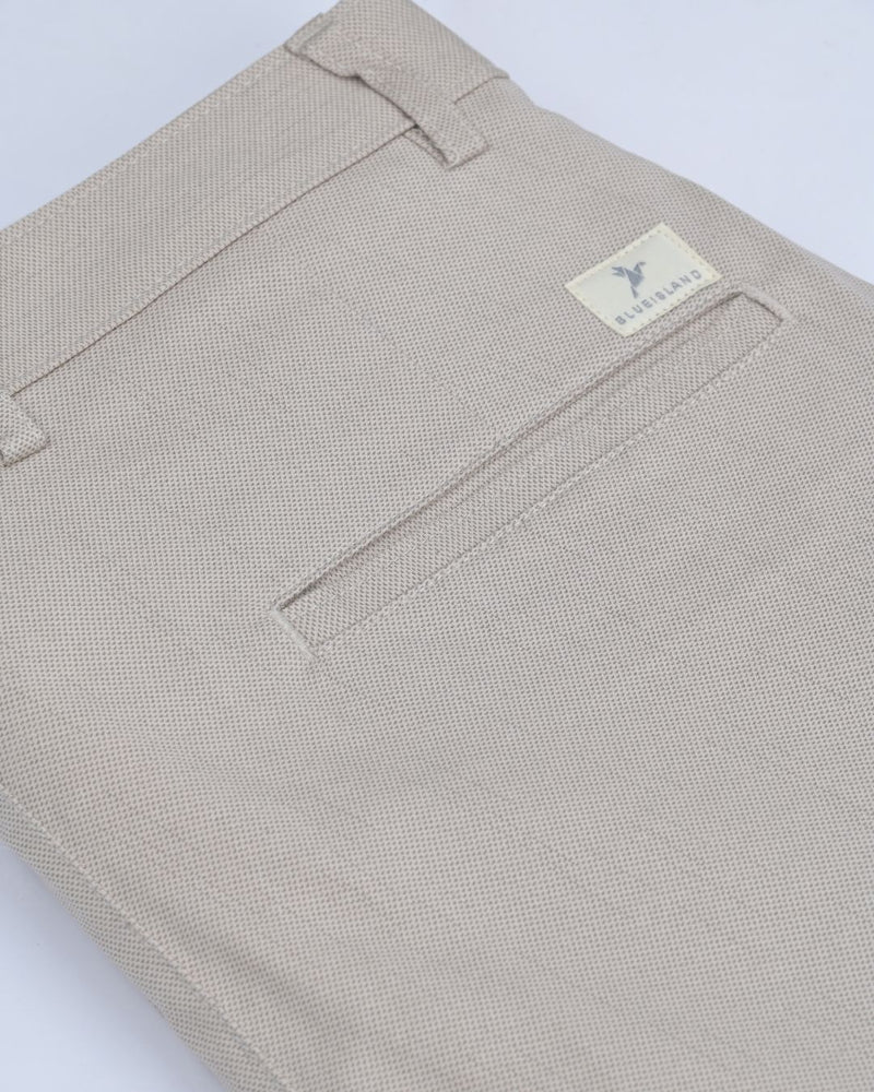 Metal Cream Printed - 2 way stretch - COTTON PANT