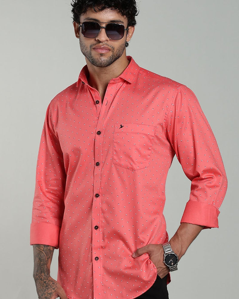 Pink Petal Print-Full-Stain Proof