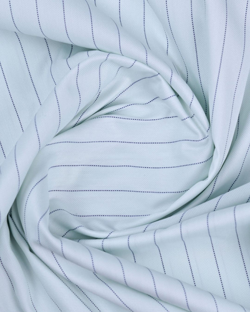 Pastel Green Dotted Lines - Full-Cotton Rich