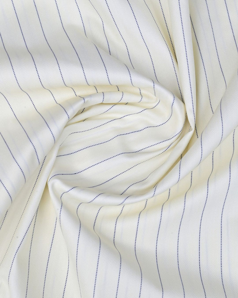 Pastel Cream Dotted Lines - Full-Cotton Rich