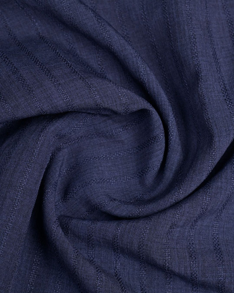 Mid Night Blue Dotted Lines - Full - Airlite Shirt
