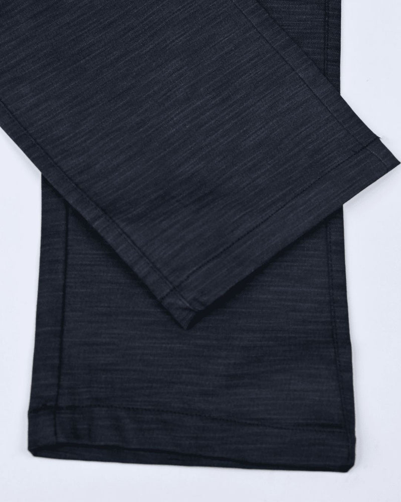 Black Stripes - 2 way stretch - COTTON PANT