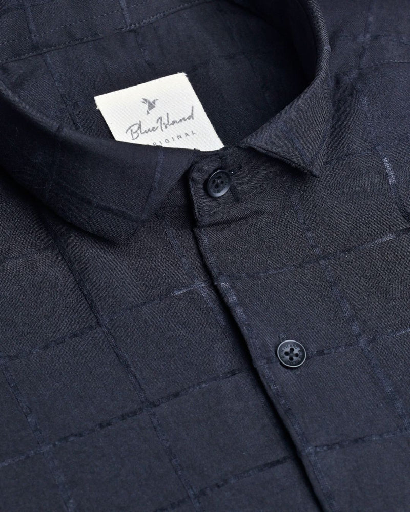 Mystic Black Oversize Box - Half Sleeve - Airlite Shirt