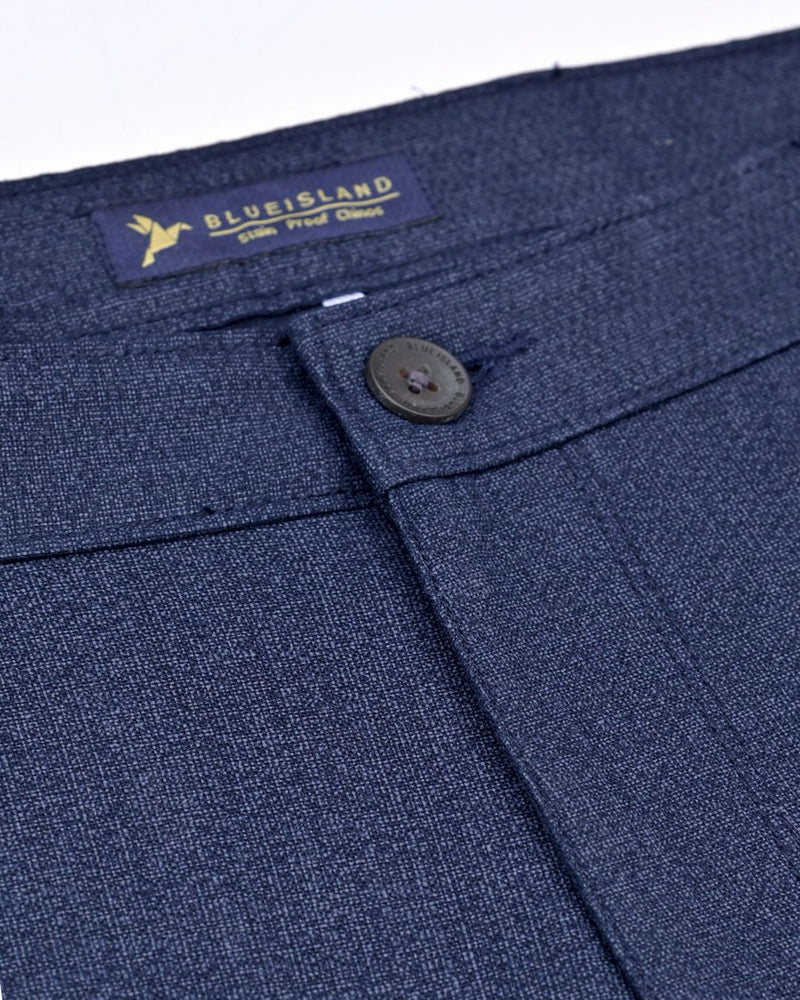 Navy Galaxy Print - 2 way stretch - COTTON PANT