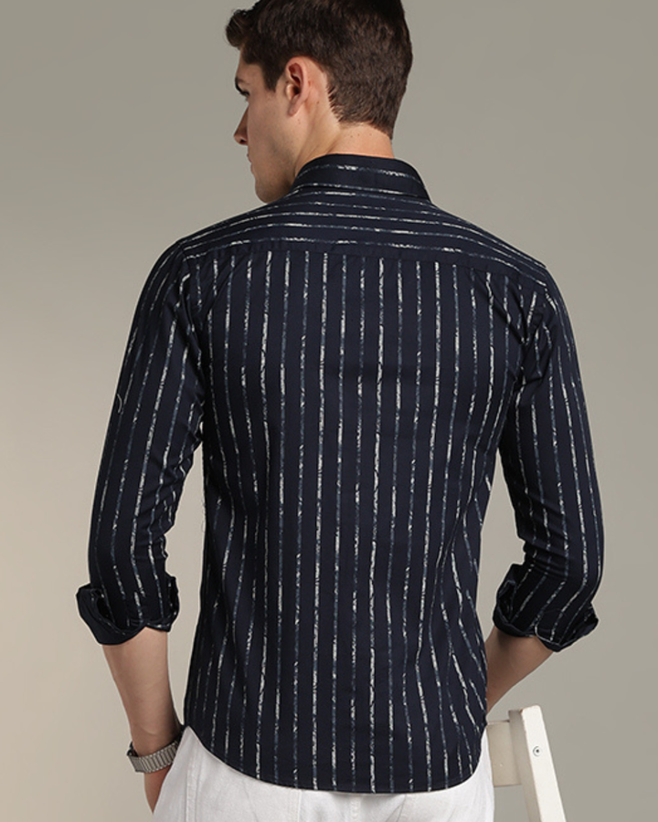 Navy & Military Line Stripes -Full-Stain Proof