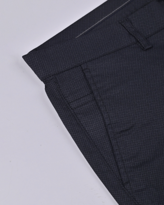 Black Cube Printed - 2 way stretch - COTTON PANT