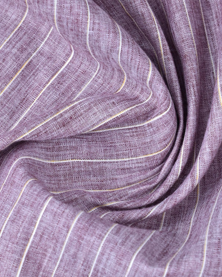 Brown Lite Stripes -Full-Bamboo Linen
