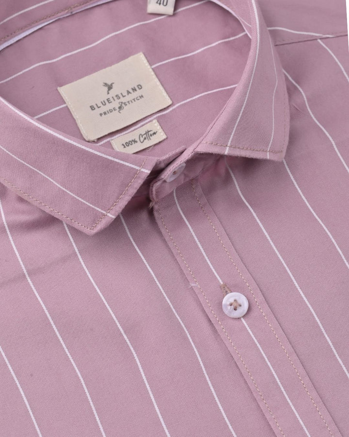 Baby Pink Stripes -Full-Stain Proof