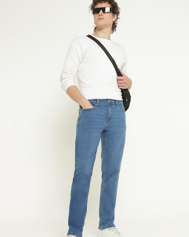 Faded Blue - Denim Jeans