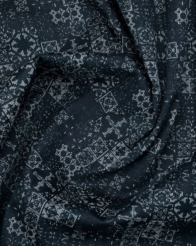 Green Tribal Print-Full-Stain Proof
