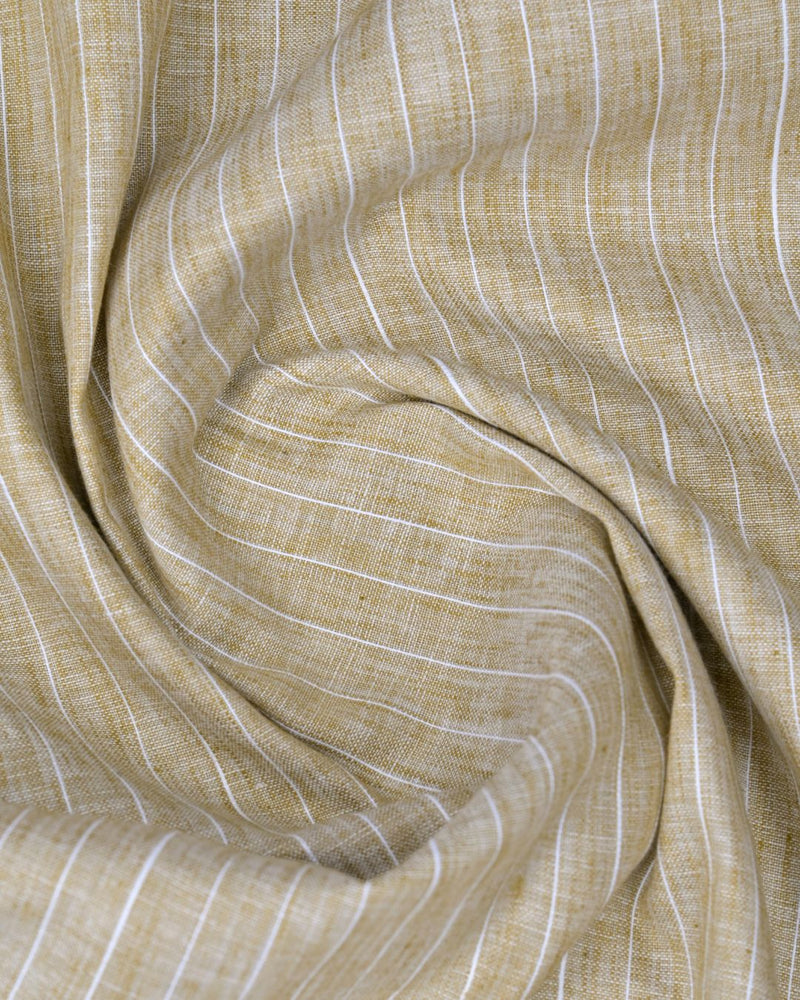 Sandal Brown Desert Stripes -Full-Bamboo Linen