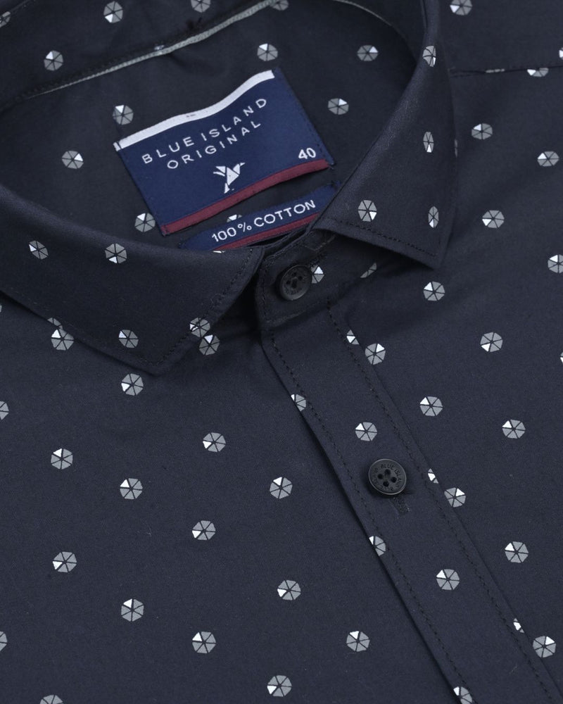 Black Slice Print -Full-Stain Proof