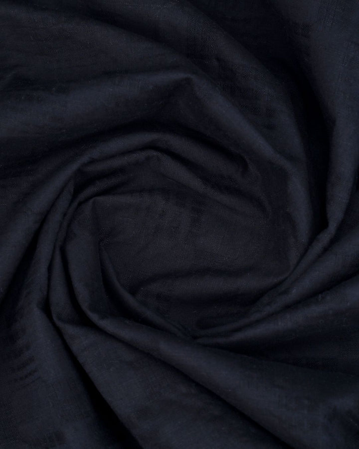 Black Self Pattern Print -Full-Stain Proof