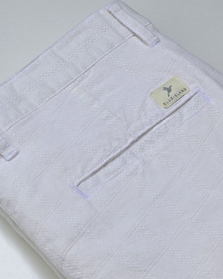 White Box Checks - Corduroy Pant