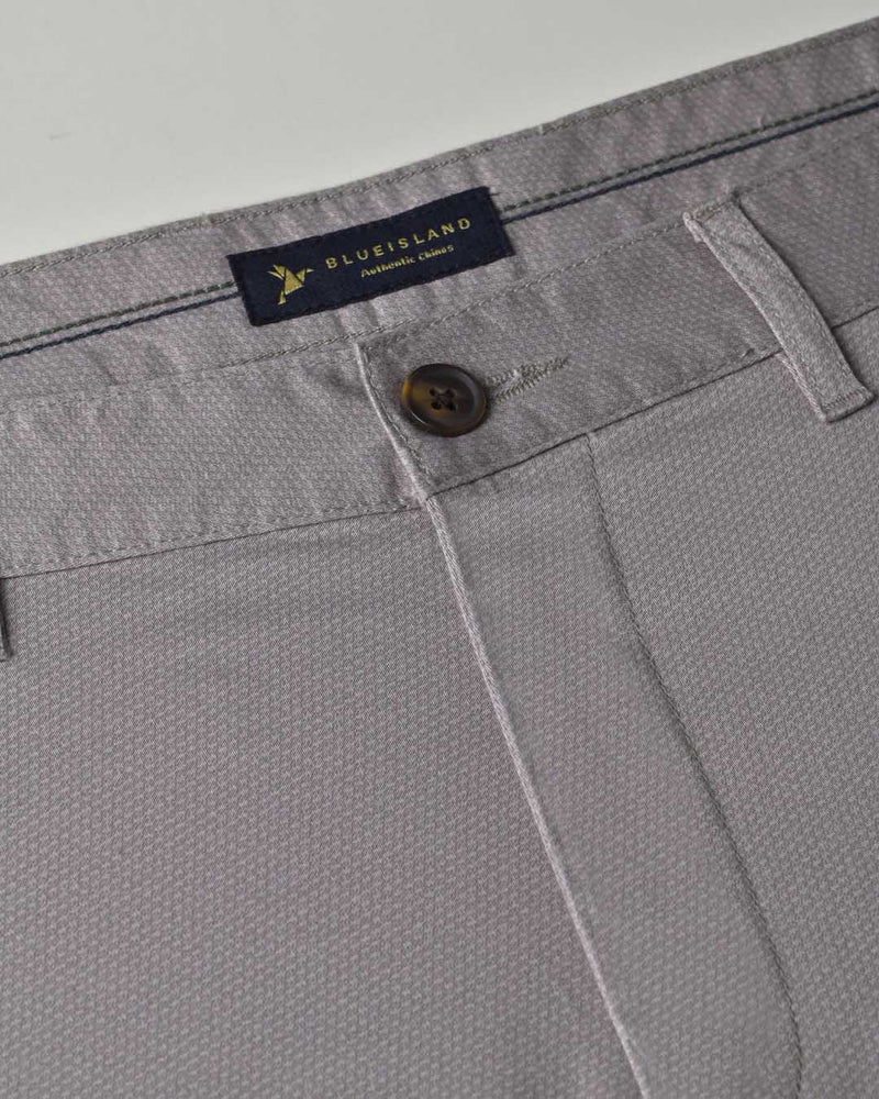 Grey Sketchy Printed - 2 way stretch - COTTON PANT