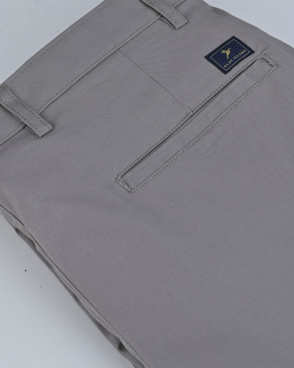 Cement Grey - 2 way stretch - COTTON PANT