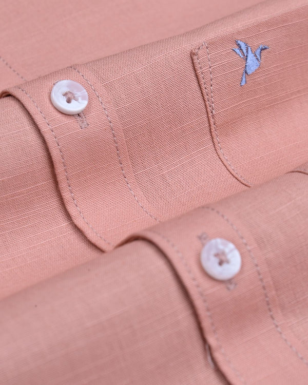 Coral Pink Solid-Full-Stain Proof