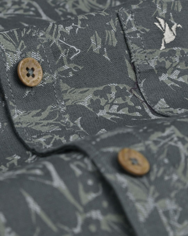 Green Village Print - Full-Stain Proof