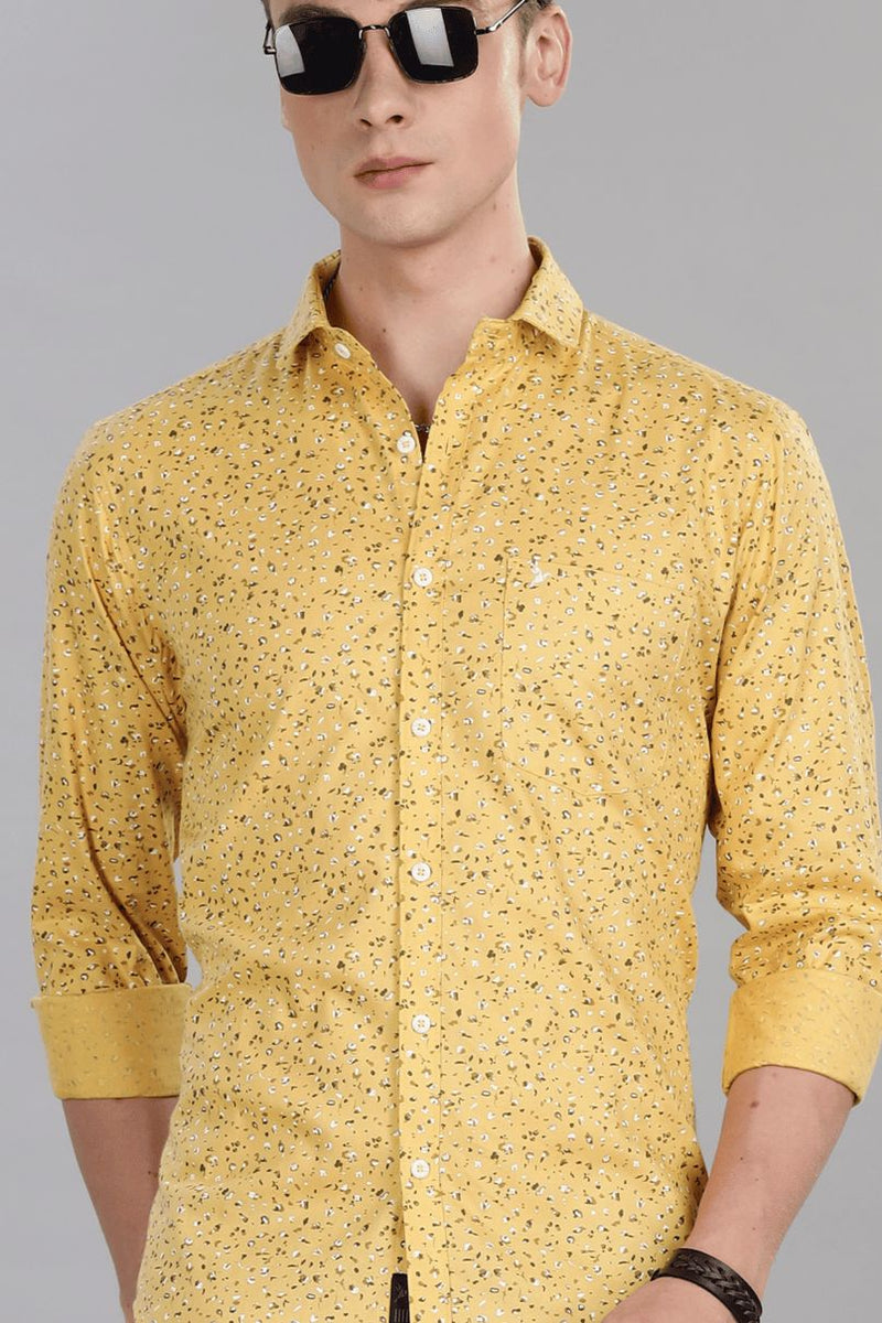 Yellow Cheese Print -Full-Stain Proof