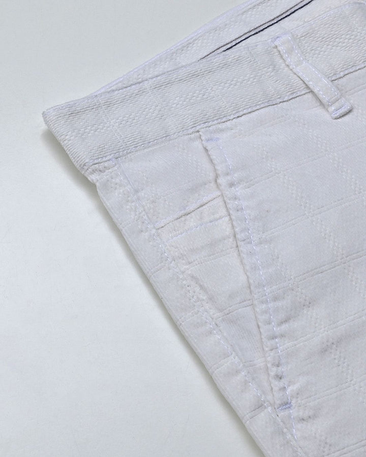 White Box Checks - Corduroy Pant