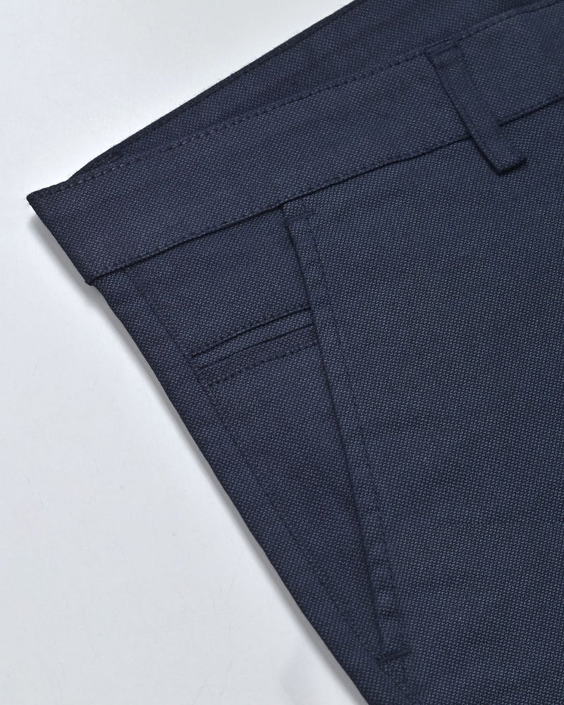 Metal Navy Printed - 2 way stretch - COTTON PANT