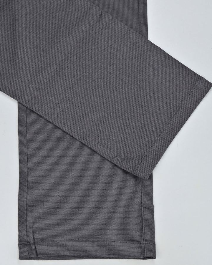 Metal Grey Pixel Printed - 2 way stretch - COTTON PANT