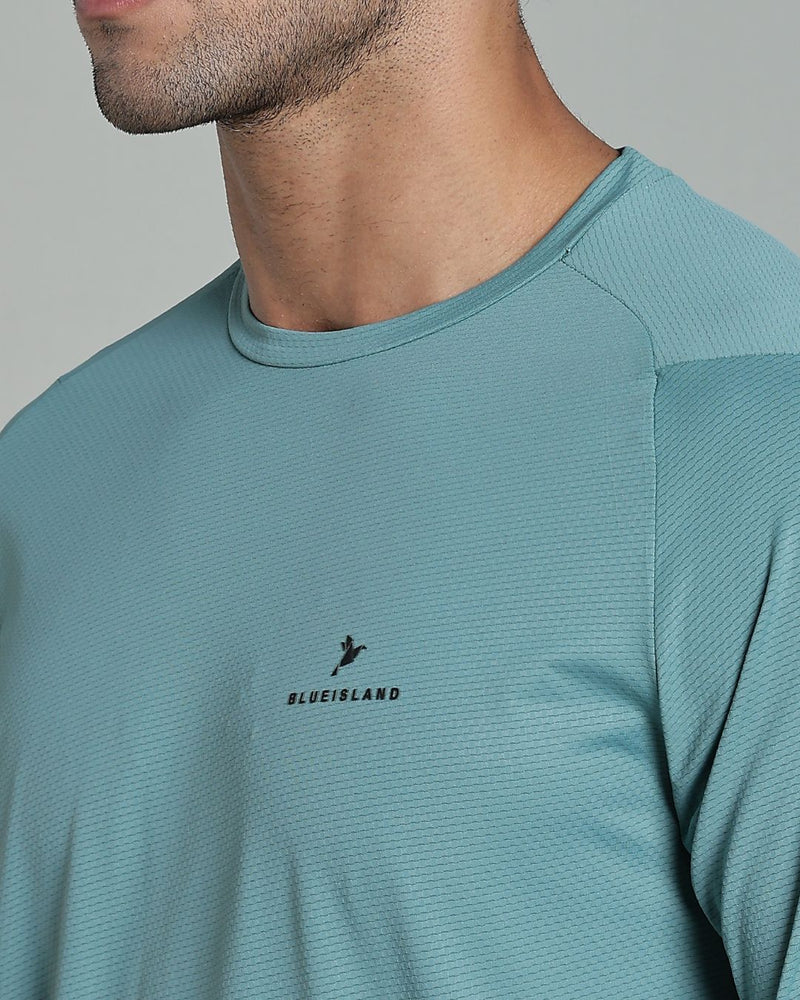 Lite Green - Active wear Round neck Tshirt