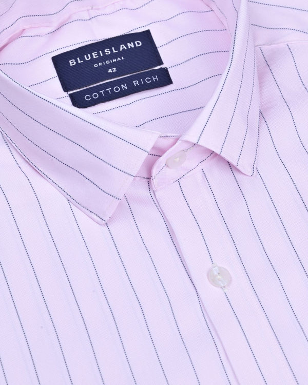 Pastel Pink Dotted Lines - Full-Cotton Rich