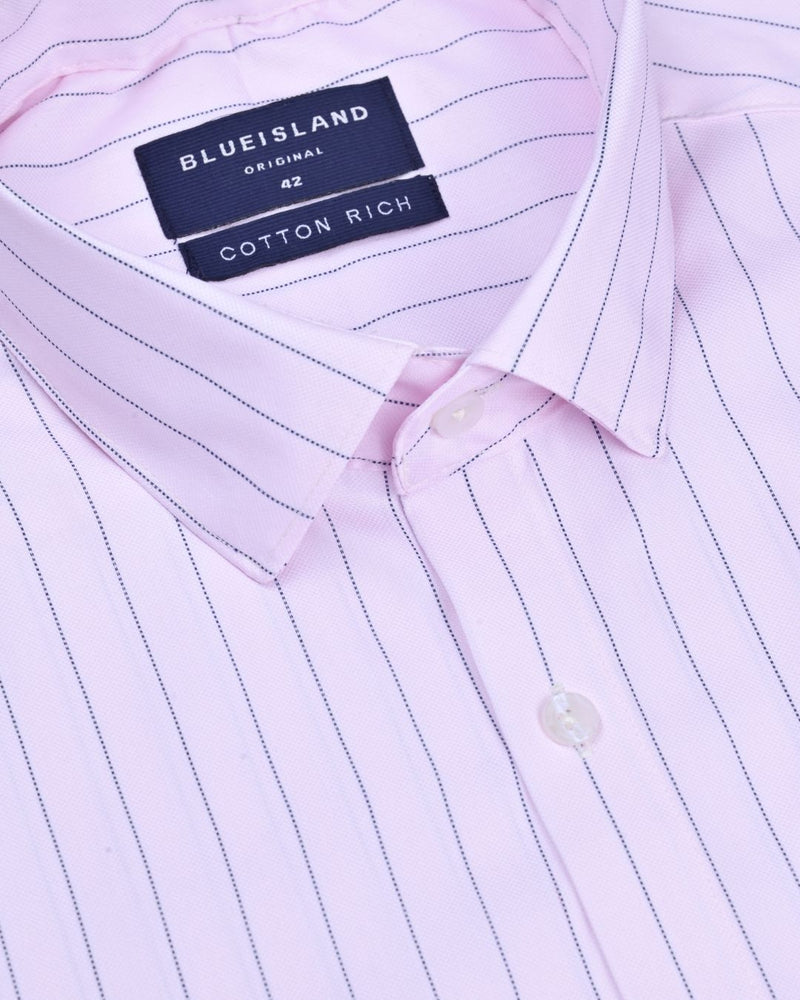 Pastel Pink Dotted Lines - Full-Cotton Rich