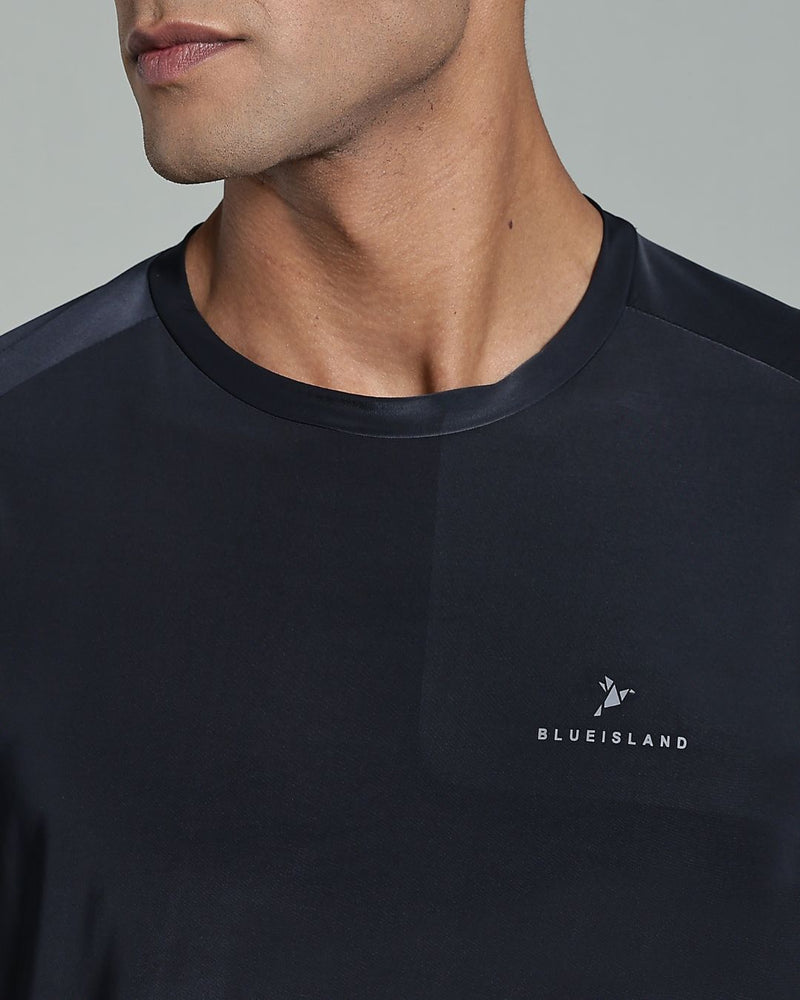 Graphite Grey - Active wear Round neck Tshirt