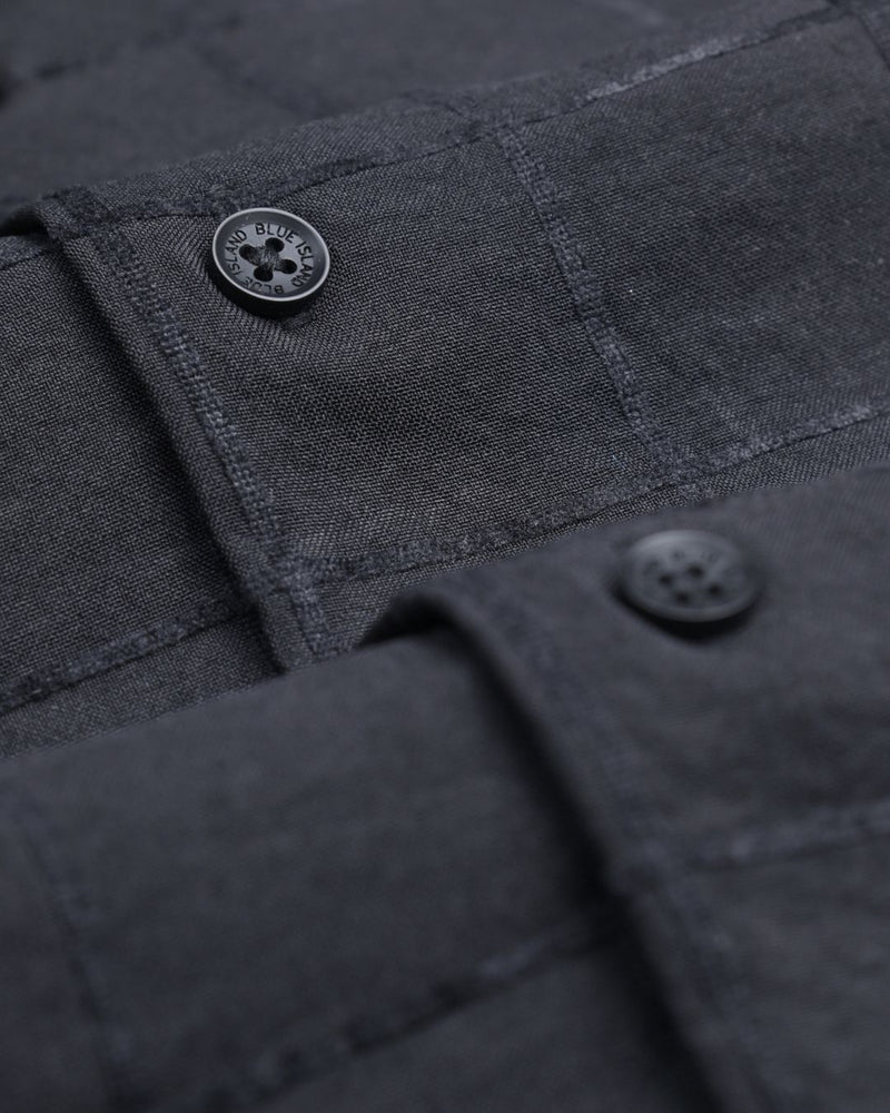 Mystic Black Oversize Box - Half Sleeve - Airlite Shirt