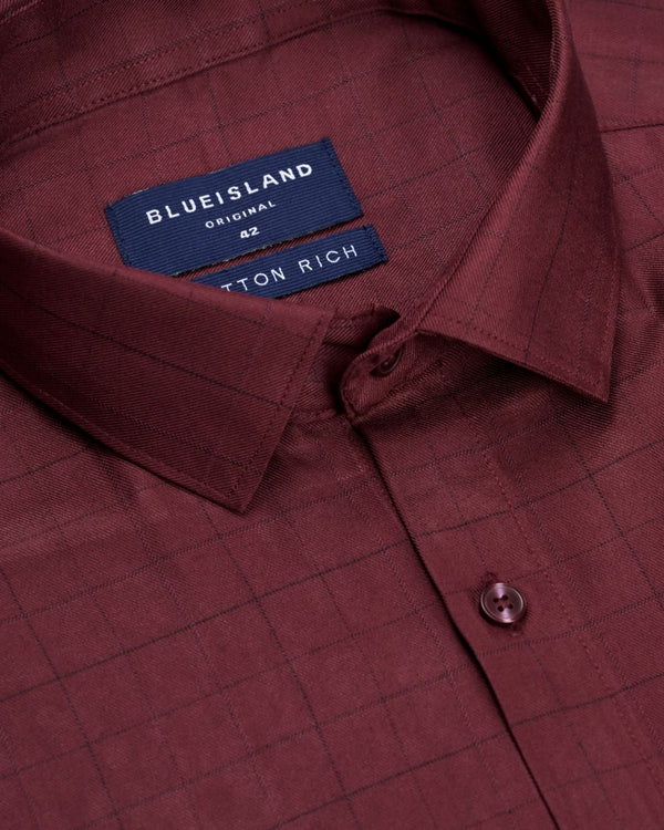 Ruby Red Checks- Full-Cotton Rich