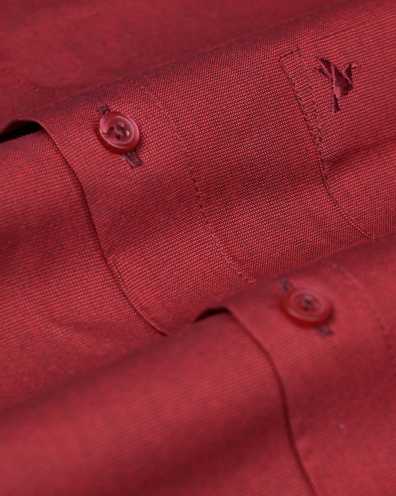Ruby Red Solid - Full-Cotton Rich