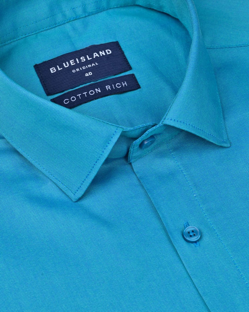 Galaxy Blue Solid - Full-Cotton Rich