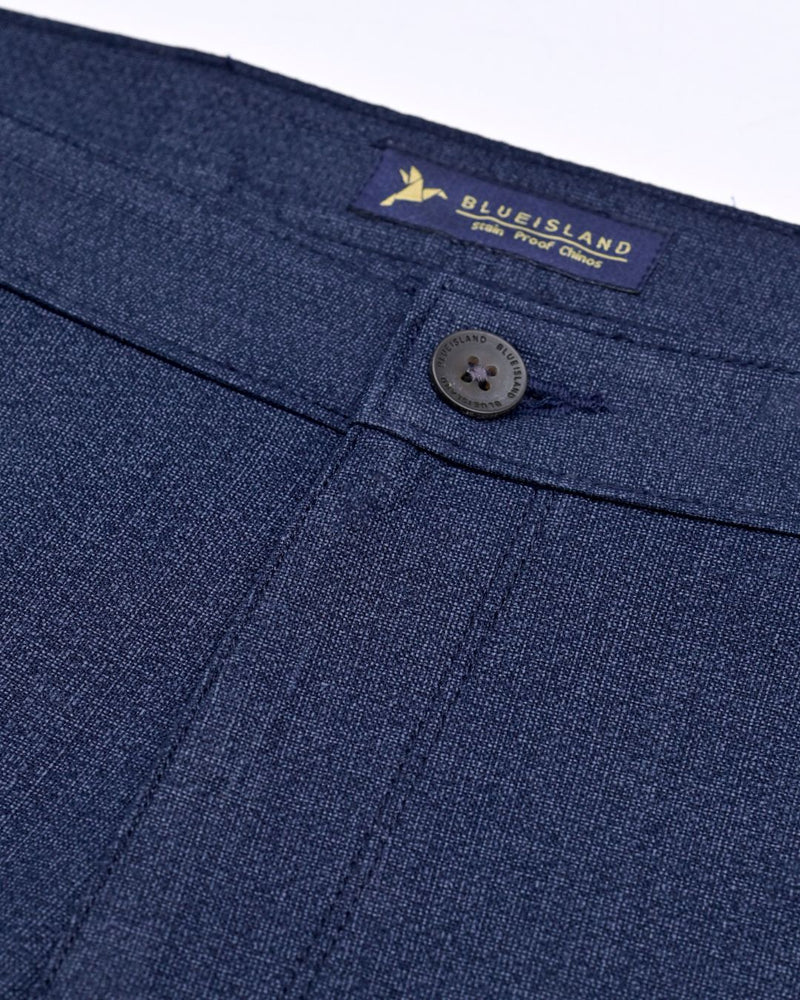 Navy Galaxy Print - 2 way stretch - COTTON PANT