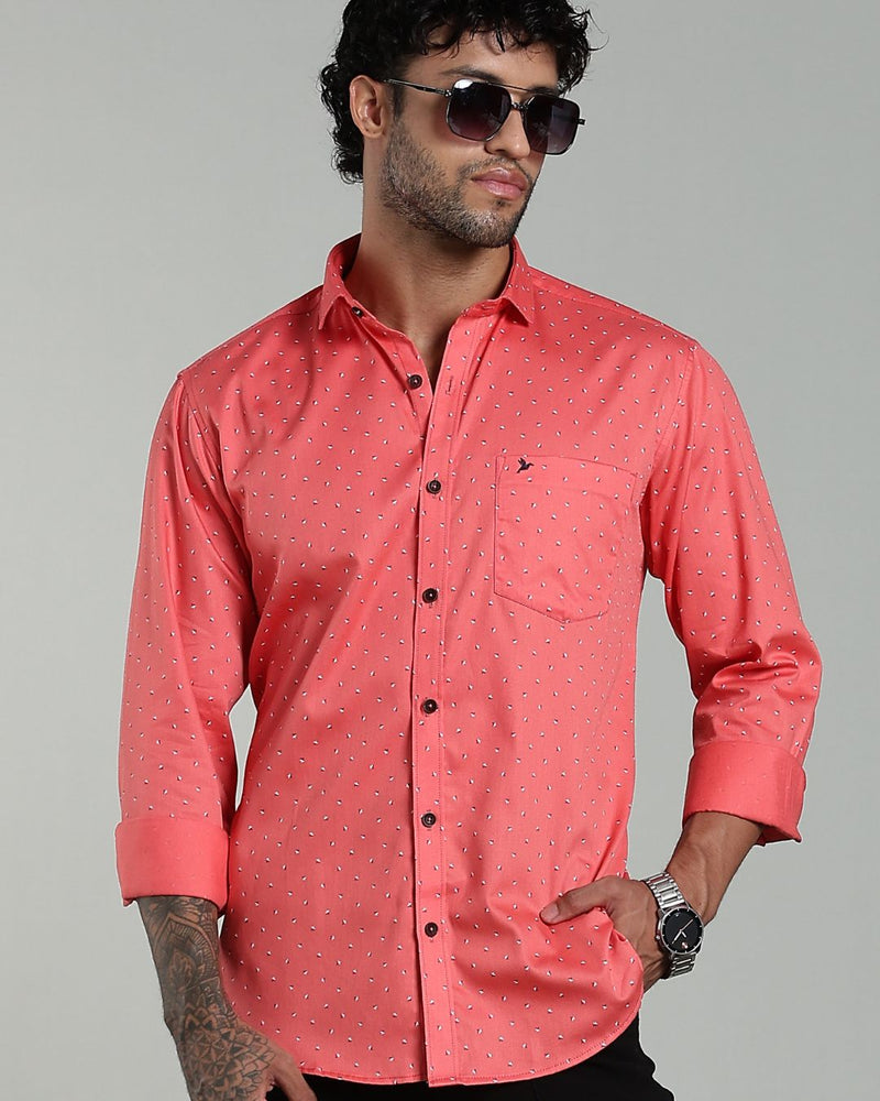 Pink Petal Print-Full-Stain Proof