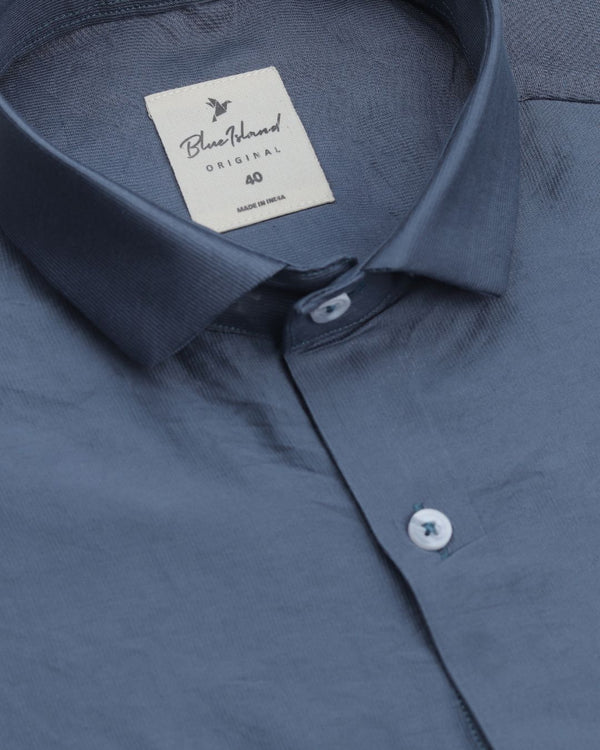 Dusty Blue Breeze Pattern - Half - Airlite Shirt