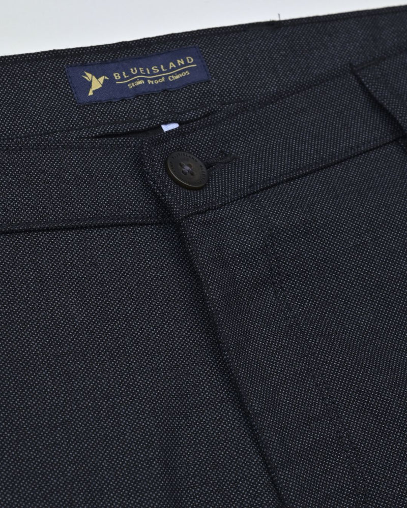 Black Steel Printed - 2 way stretch - COTTON PANT