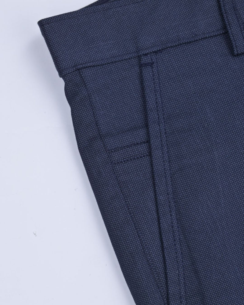 Metal Navy Printed - 2 way stretch - COTTON PANT