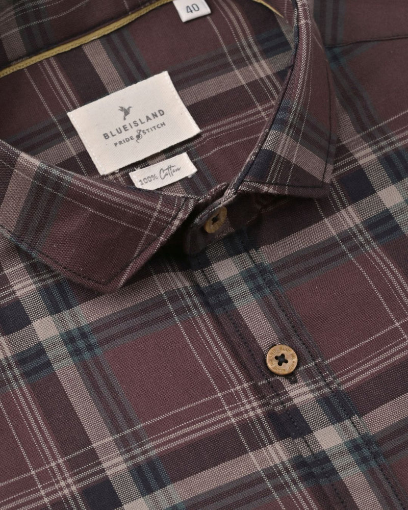 Blue & Green Checks -Full-Stain Proof